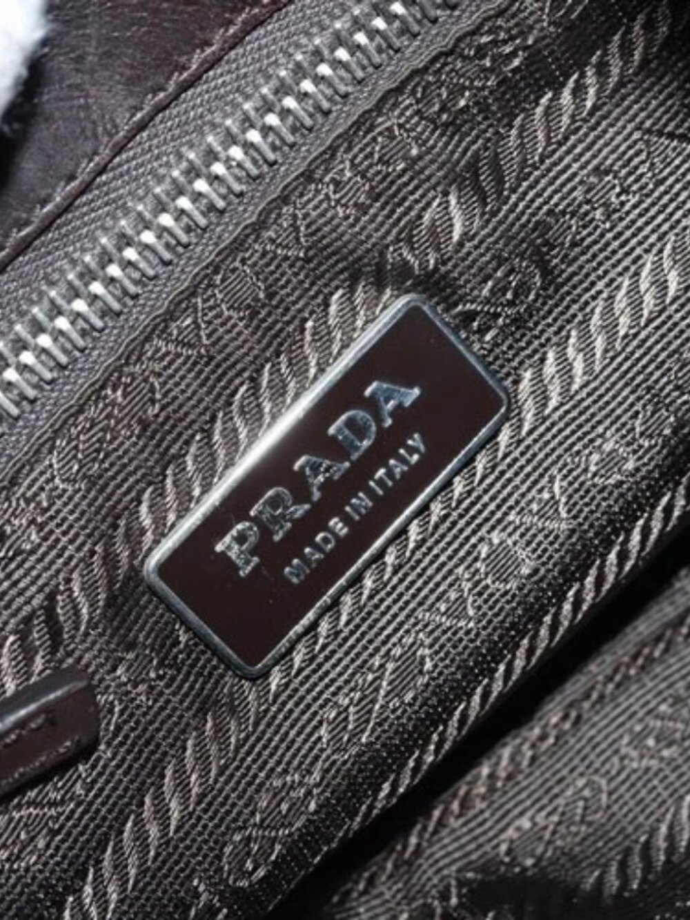 PRADA Shoulder Bag Suede Yellow Silver Auth ARZ148 - Picture 13 of 16